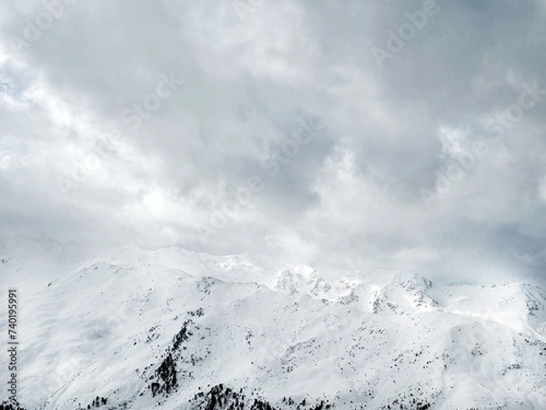 Obraz Mountains white 