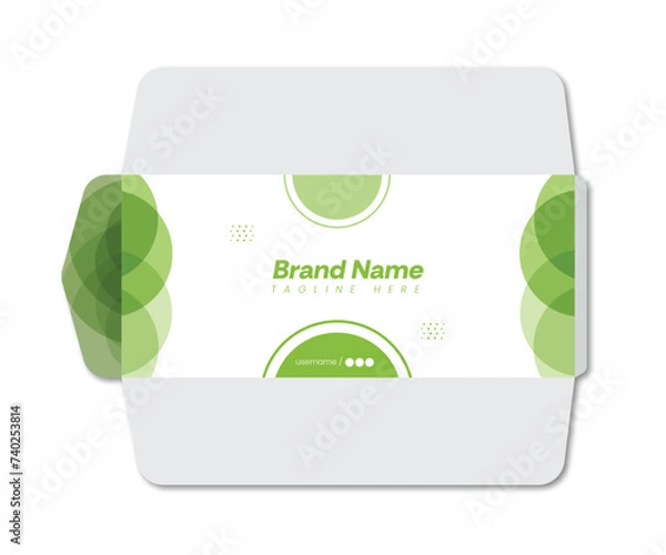 Obraz Creative envelope layout design