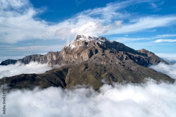 Obraz Snow covered mountains