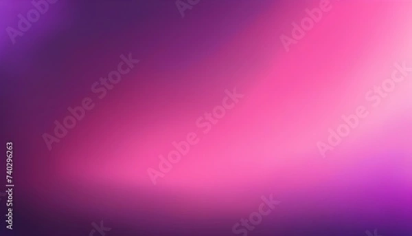 Obraz Blurred color gradient pink purple light grainy color gradient background dark abstract wallpaper