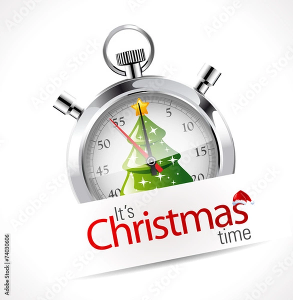 Obraz Stopwatch - Christmas time