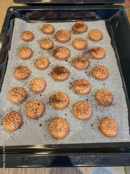 Fototapeta cookies in the oven