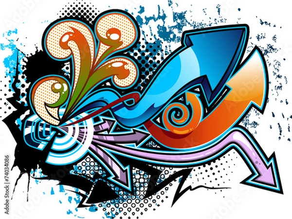 Obraz Graffiti background