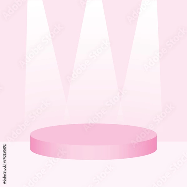 Obraz Podium Background for any design