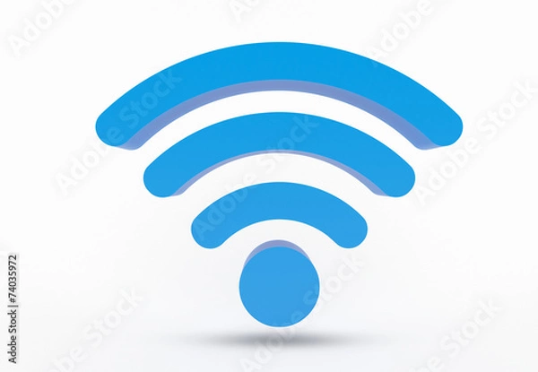 Fototapeta WiFi icon - symbol