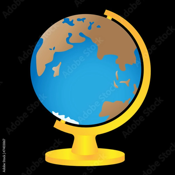 Fototapeta Goldglobus