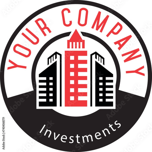 Obraz Financial Advisors Logo Design Template Vector