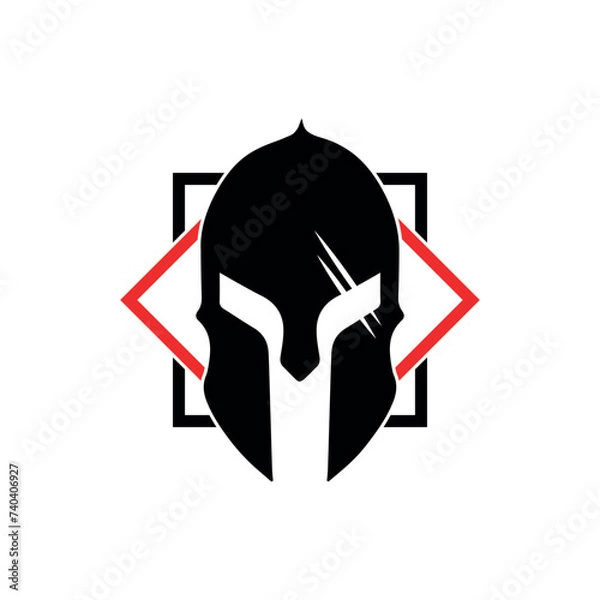 Obraz spartan logo icon designs vector