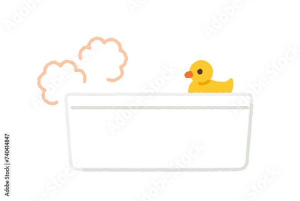 Obraz お風呂のイラスト素材