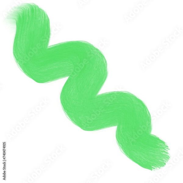 Obraz green snake symbol