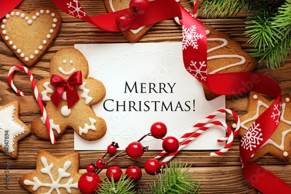 Obraz christmas frame background