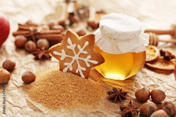 Obraz christmas baking spices