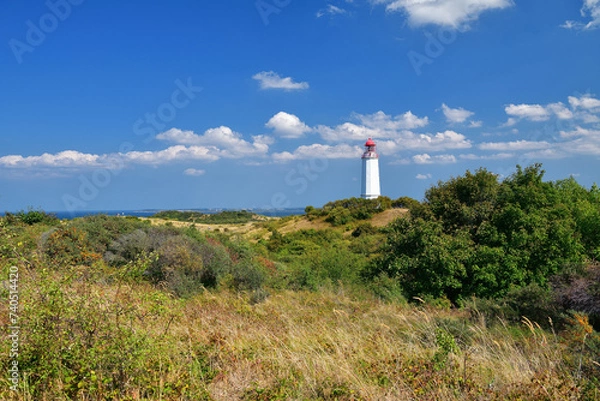Fototapeta Leuchtturm auf Hiddensee
