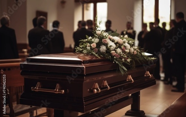 Obraz The funeral service 