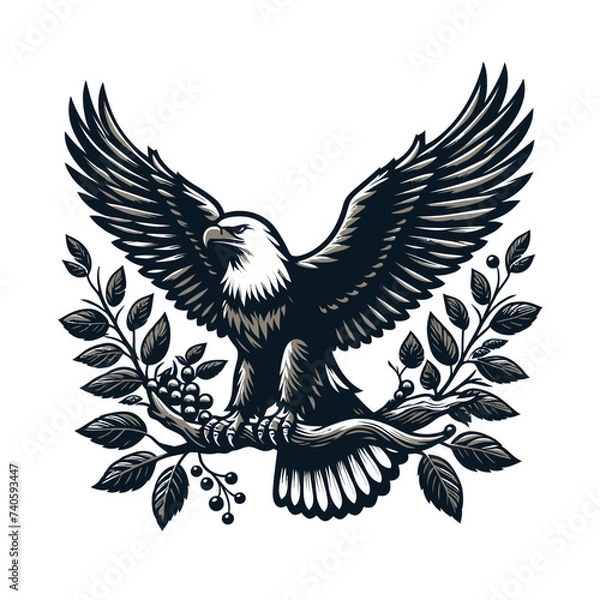 Obraz eagle with wings