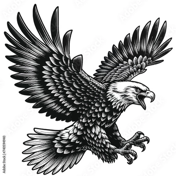 Obraz eagle with wings