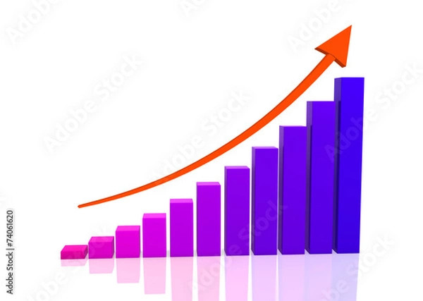 Fototapeta Bar Graph