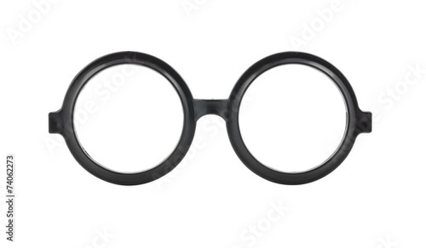 Obraz Okrągłe okulary ramy izolowane na białym tle