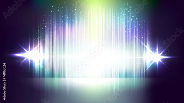 Fototapeta Abstract flashing light vector backgrounds