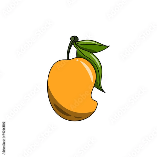 Obraz Mango logo design artwork