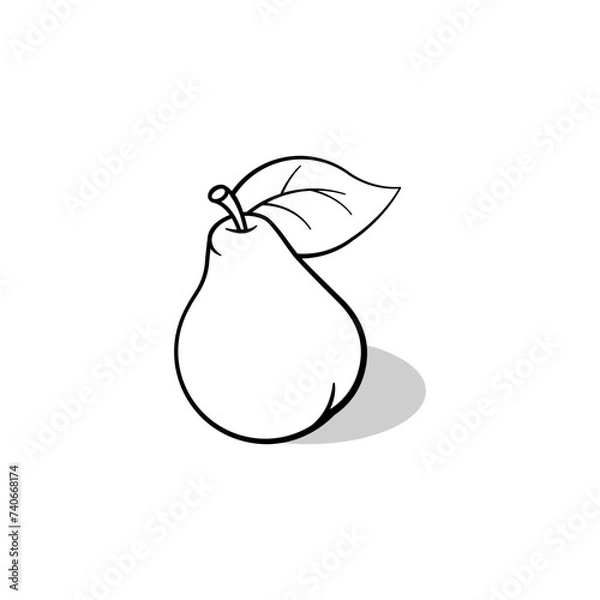 Obraz papaya logo illustration