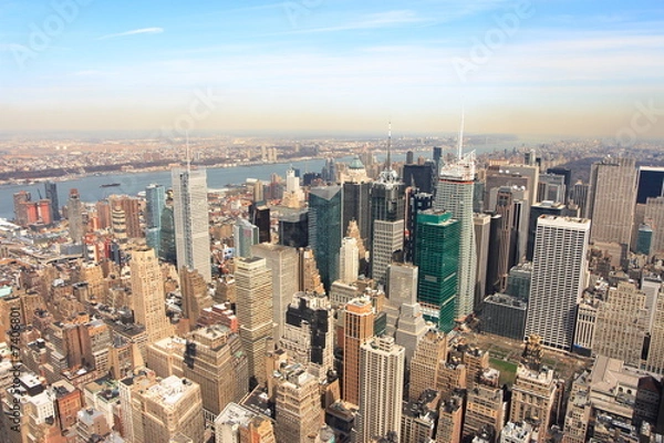 Obraz Panoramic view of the New York City skyline