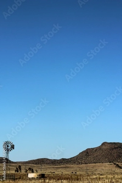 Obraz Windmill in the Desert