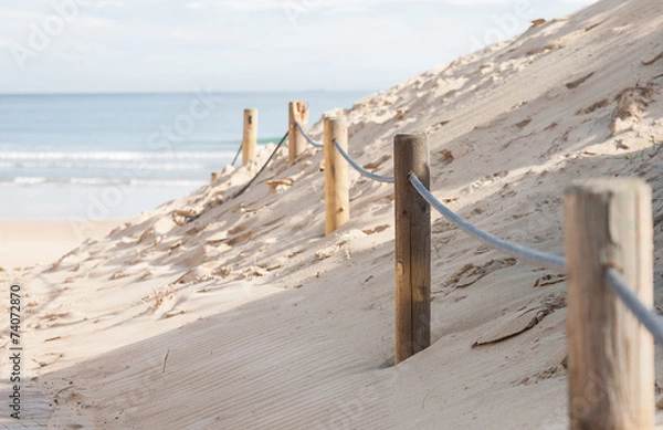 Obraz barrera en las dunas