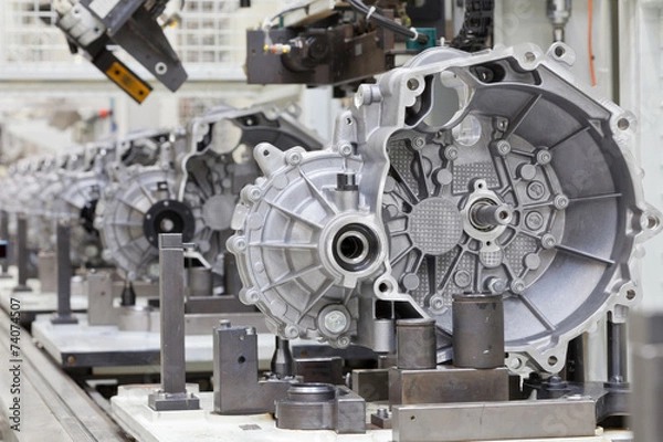 Fototapeta Automatyczna manualna skrzynia biegów