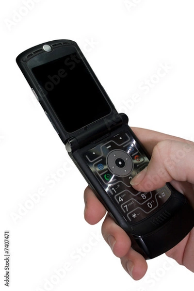 Obraz Holding Cell Phone