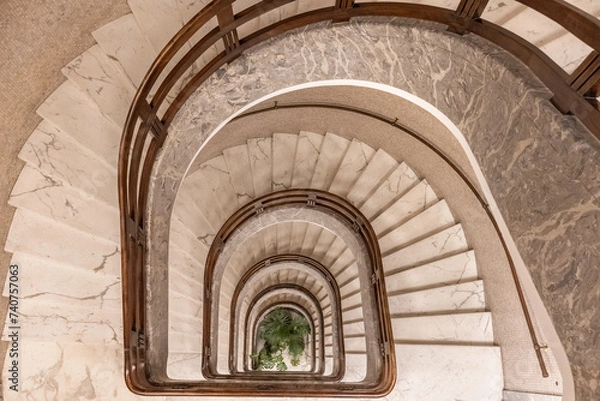 Obraz rationalism spiral staircases 