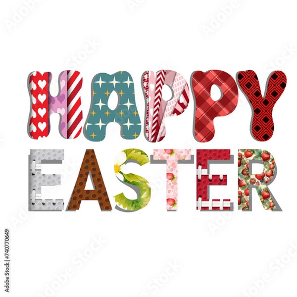 Obraz Happy Easter Sublimation Design