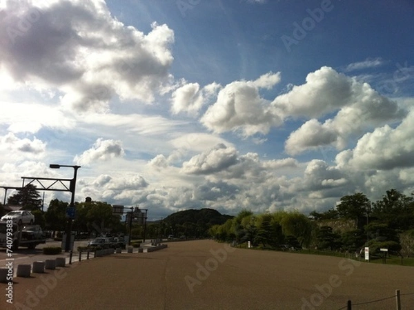 Obraz 夕方の青空