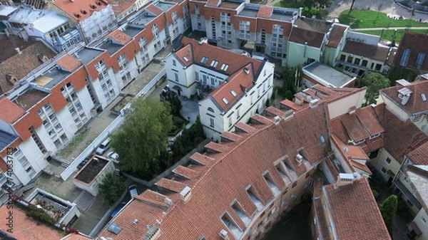 Obraz Черепичные крыши старого Вильнюса