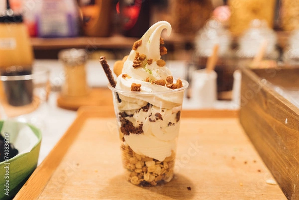 Fototapeta カスタマイズするパフェ