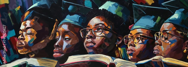 Obraz Black students