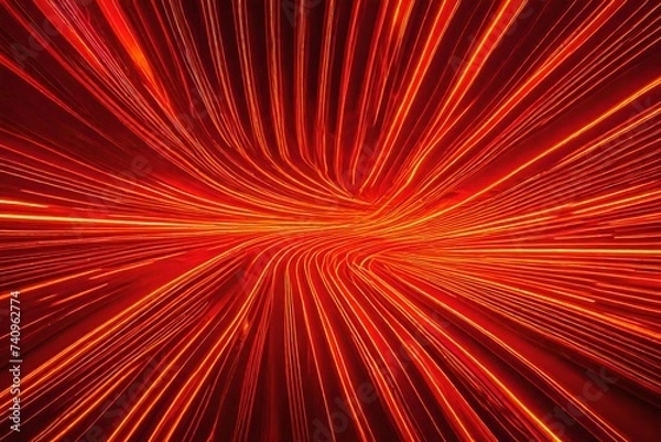 Obraz red and yellow abstract