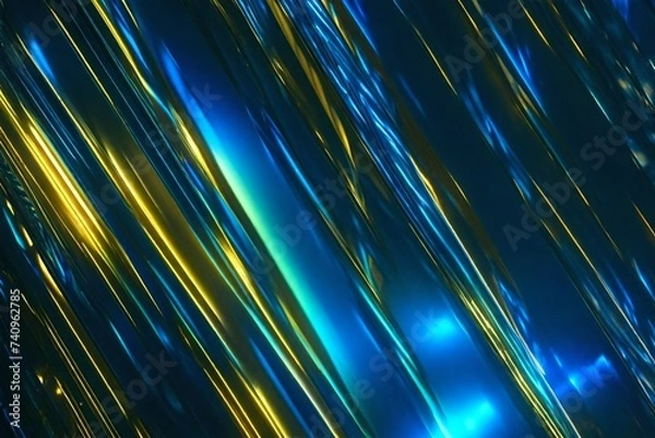 Obraz abstract blue background with lines