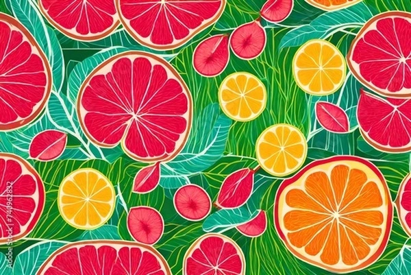 Obraz citrus background