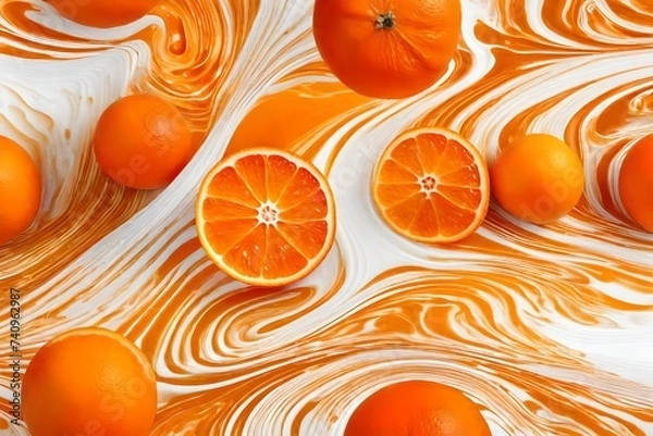 Obraz background with oranges