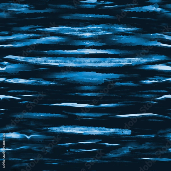 Obraz water surface with ripples, abstract background blurry stripes, seamless pattern.