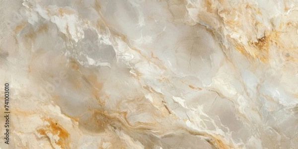 Fototapeta Chic and Elegant Beige Marble Background Pattern with Smooth Finish for Exclusive Designs