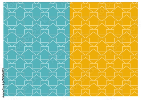 Obraz 矢印パターンと背景