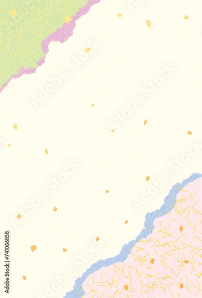 Fototapeta 和模様｜年賀状｜背景｜文様｜和紙｜和柄｜