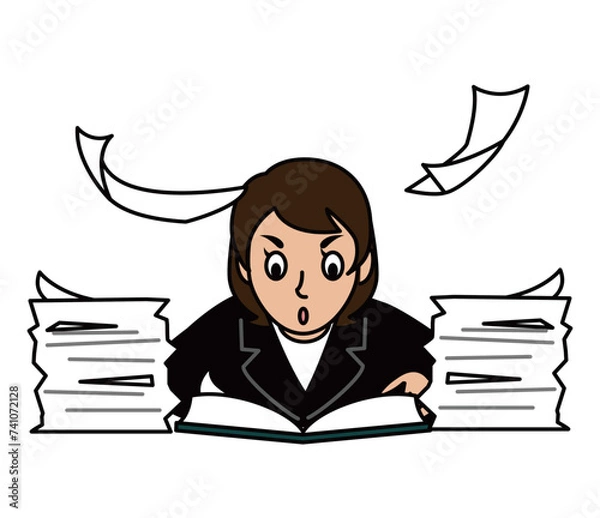 Obraz キャリアウーマン｜人物｜若い女性