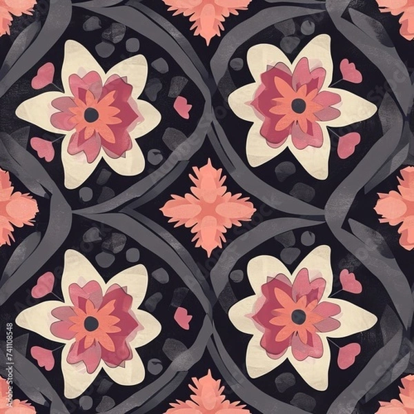 Obraz Seamless Tiles Pattern 