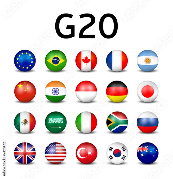Obraz G20 Flag