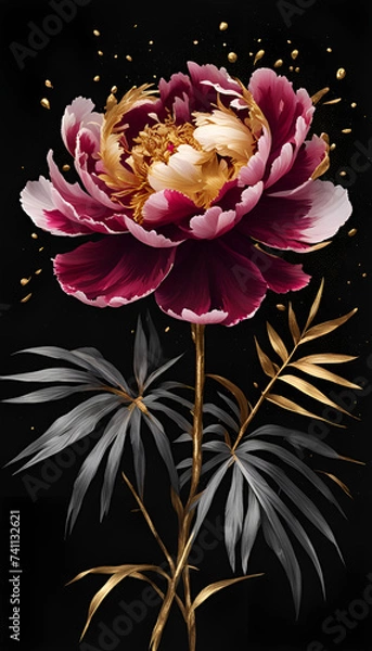 Obraz pink and white rose