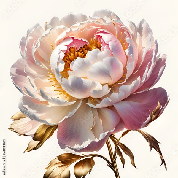 Obraz pink and white flower