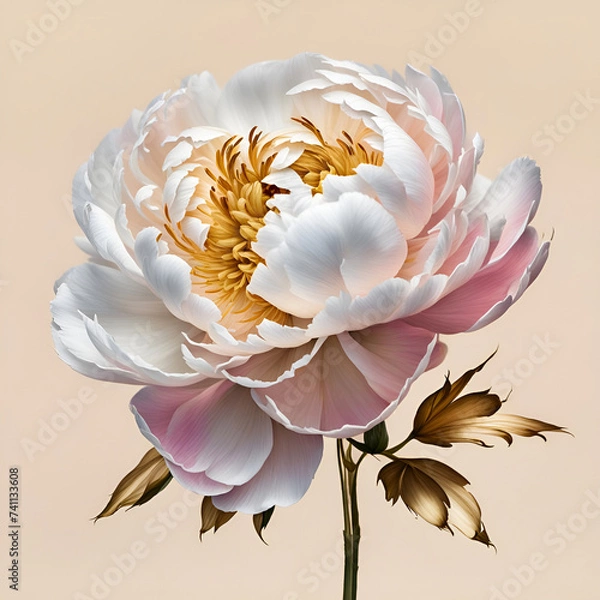 Fototapeta lotus flower isolated on white